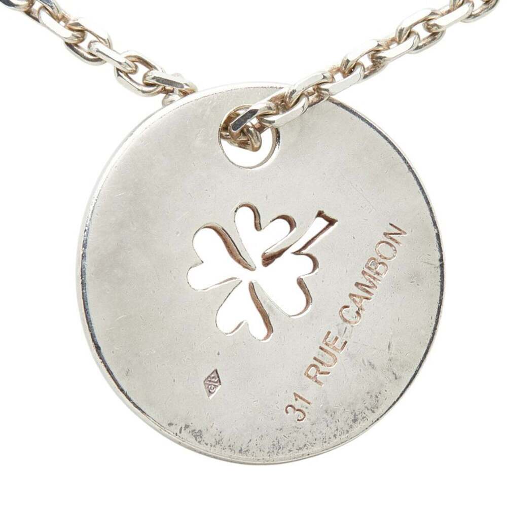 CHANEL Authentic Silver Love Necklace - Picture 3 of 6